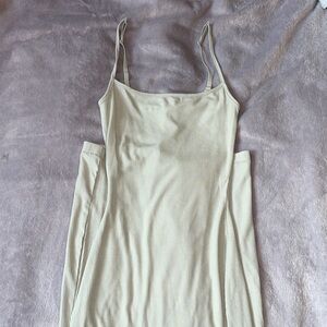 NWT SKIMS Soft Lounge Dress in Talc XS